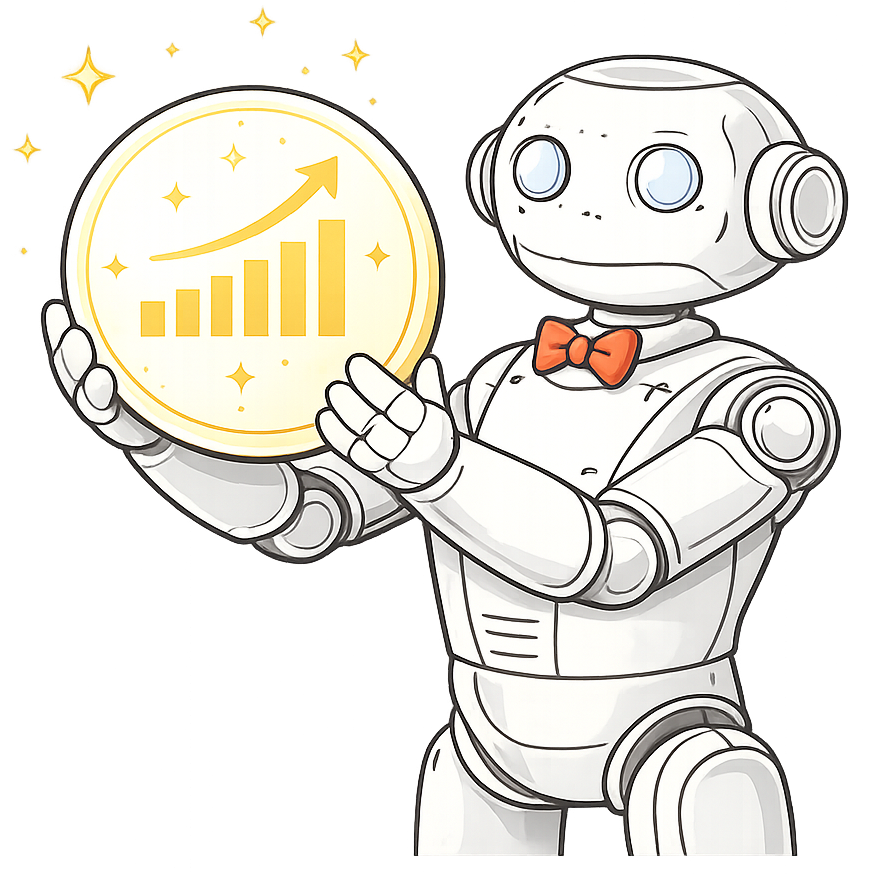 AI agent holding data visualization